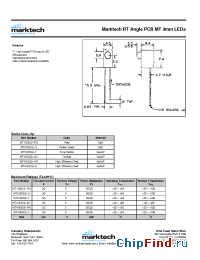 Datasheet MT4163S2-AO manufacturer Marktech
