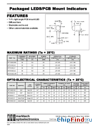 Datasheet MT4164S2-HR manufacturer Marktech