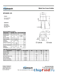 Datasheet MT5260W-UG manufacturer Marktech