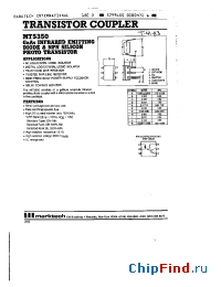 Datasheet MT5330 manufacturer Marktech