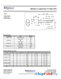 Datasheet MT5491A-URG manufacturer Marktech