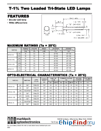 Datasheet MT5491-G manufacturer Marktech