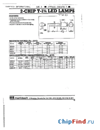 Datasheet MT550-HR manufacturer Marktech