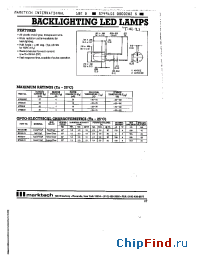 Datasheet MT620-HR manufacturer Marktech