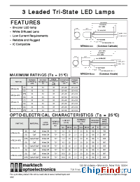 Datasheet MT6224-RG manufacturer Marktech