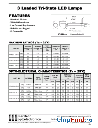 Datasheet MT6224-URUG manufacturer Marktech
