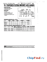 Datasheet MT630-CUR manufacturer Marktech