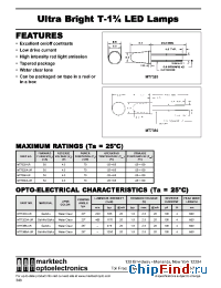 Datasheet MT7320A-UR manufacturer Marktech