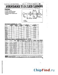 Datasheet MT810-G manufacturer Marktech