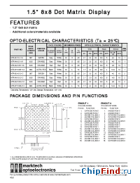 Datasheet MTAN2115-11A manufacturer Marktech