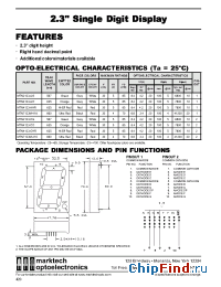 Datasheet MTN2123-CG manufacturer Marktech