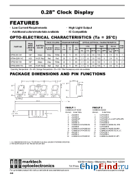 Datasheet MTN2428-14C manufacturer Marktech