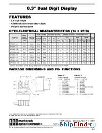 Datasheet MTN3033-CG manufacturer Marktech