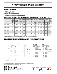 Datasheet MTN4126-CO manufacturer Marktech
