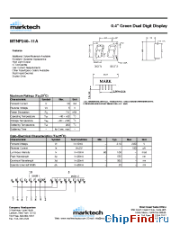 Datasheet MTNP240-11A manufacturer Marktech