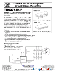 Datasheet TB62713N manufacturer Marktech