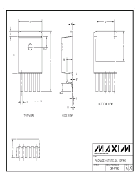 Datasheet 21-0132A manufacturer MAXIM