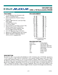 Datasheet DS1258AB manufacturer MAXIM