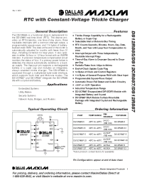 Datasheet DS12CR887-5 manufacturer MAXIM