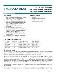 Datasheet DS21FF44N manufacturer MAXIM
