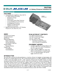 Datasheet DS2720K manufacturer MAXIM