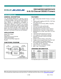 Datasheet DS31412N manufacturer MAXIM