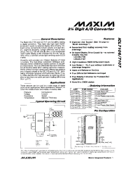 Datasheet ICL7107C/D manufacturer MAXIM