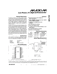 Datasheet ICL7126CQH manufacturer MAXIM