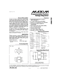 Datasheet ICL7663BC manufacturer MAXIM