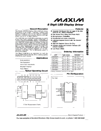 Datasheet ICM7128AIPI manufacturer MAXIM