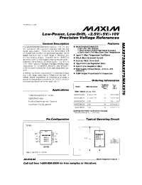 Datasheet MAX873AC manufacturer MAXIM