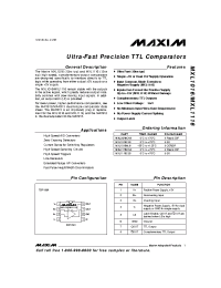 Datasheet MXL1016CN8 manufacturer MAXIM