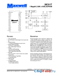 Datasheet 28C011TRPFE-15 manufacturer Maxwell