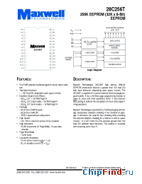 Datasheet 28C256TRPFS-15 manufacturer Maxwell