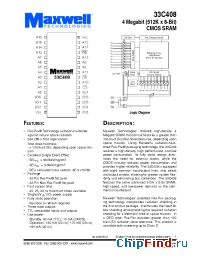 Datasheet 33C408RPFB-25 manufacturer Maxwell