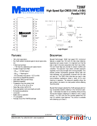Datasheet 7206FRPES30 manufacturer Maxwell