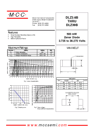 Datasheet DLZ22B manufacturer MCC