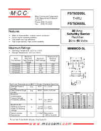Datasheet FST8320SL manufacturer MCC