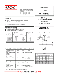 Datasheet FST8435SL manufacturer MCC