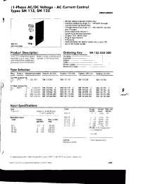 Datasheet SM115115VAC manufacturer MCC