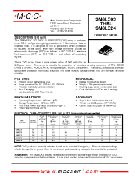 Datasheet SM8LC03 manufacturer MCC