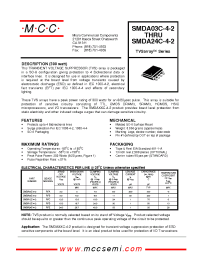 Datasheet SMDA03C-4-2 manufacturer MCC