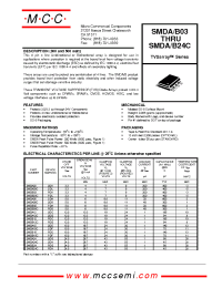 Datasheet SMDA05C manufacturer MCC