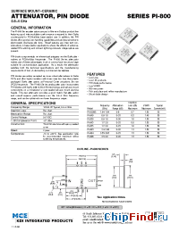 Datasheet PI-840 manufacturer MCE KDI