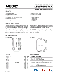 Datasheet 27C800 manufacturer Macronix
