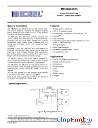 Datasheet MIC2005-0.8YM6 manufacturer Micrel