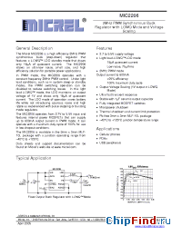 Datasheet MIC2206-1.8YML manufacturer Micrel