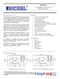 Datasheet MIC2297-15YML manufacturer Micrel