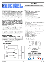 Datasheet MIC2562A-1BM manufacturer Micrel