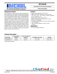Datasheet MIC2590B-2 manufacturer Micrel